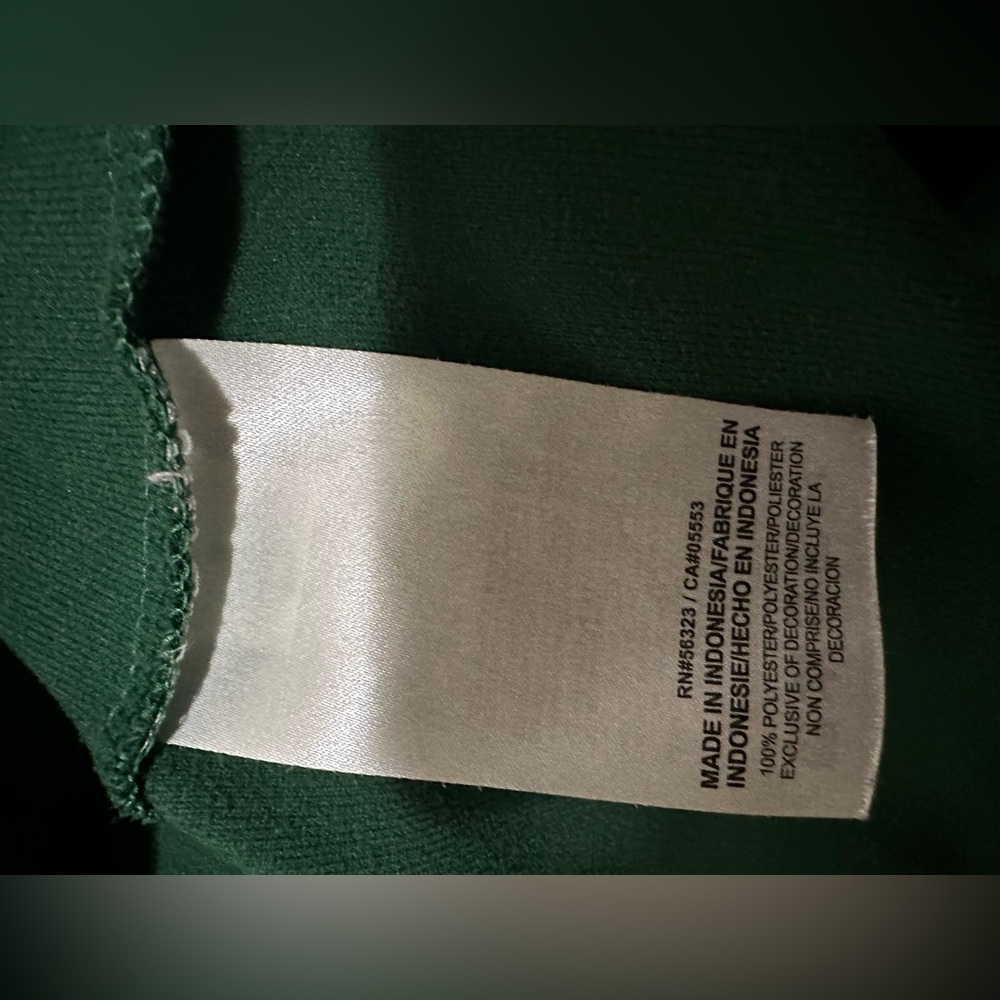 Nike Men’s Michigan State Spartans Coaches Quarter Zip DriFIT Pullover Shirt - Picture 6 of 6